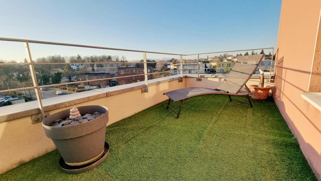 Le Smart - Parking - Terrasse - Wifi - Mulhouse - Relax Bnb Pfastatt Ngoại thất bức ảnh